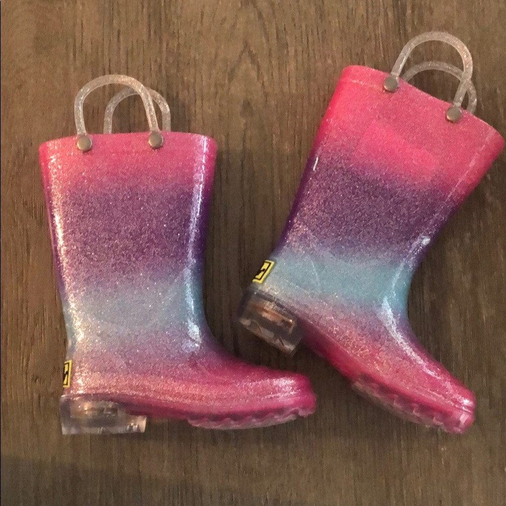 Light up Western Chief Girls Rain Boots